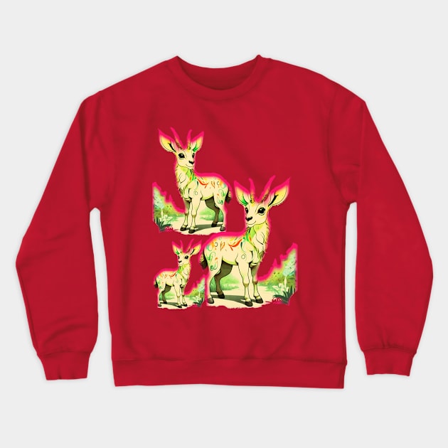 Antelope Crewneck Sweatshirt by HTA DESIGNS